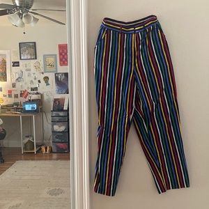 Rainbow Pinstripe Pants